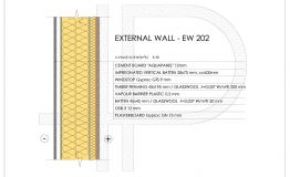 Yttervegg element EW202 Yttervegg element EW202