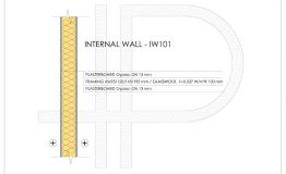 Internal wall element IW101
