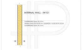 Internal wall element IW101