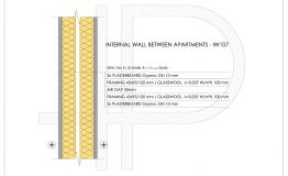 Internal wall element IW107
