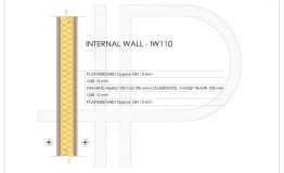Internal wall element IW110